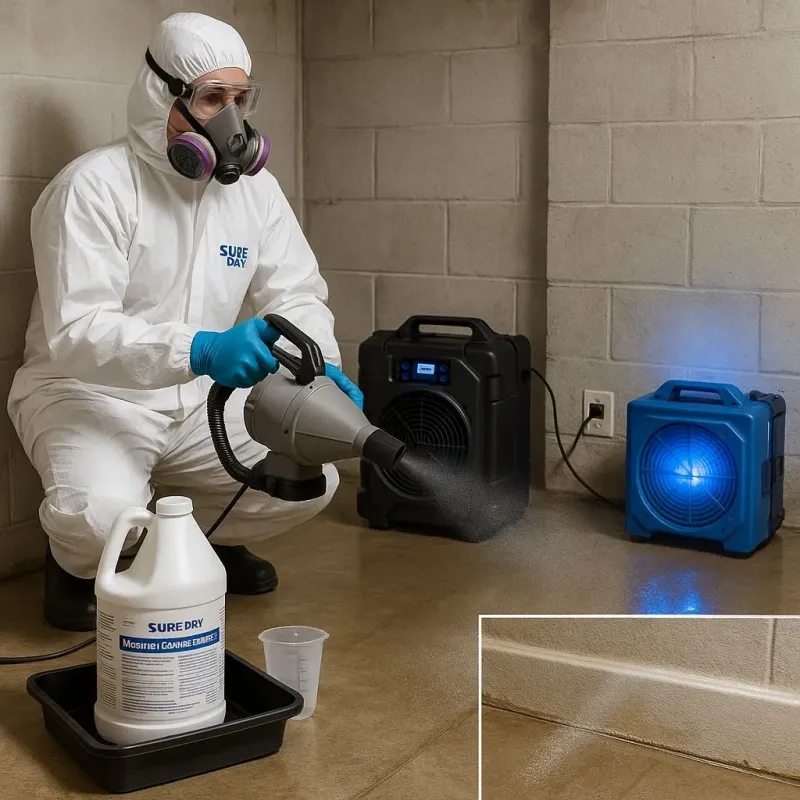 Sanitization and Odor Removal process in Saint Charles, IL